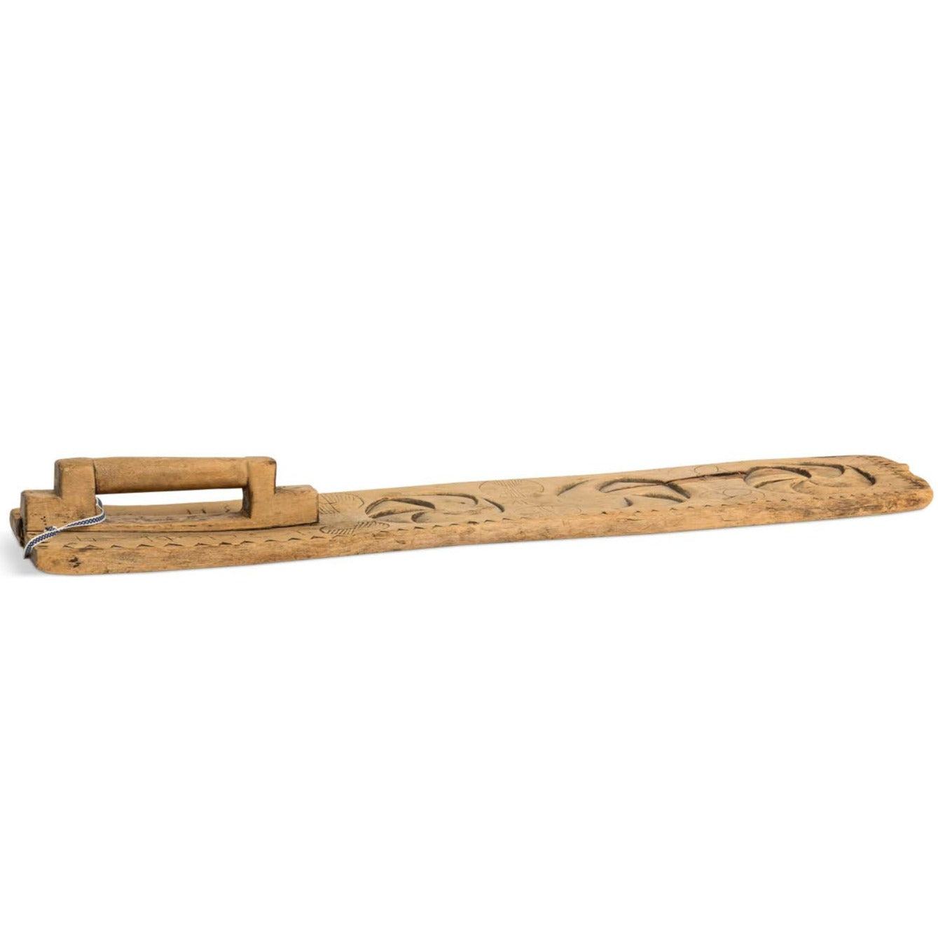 Rare Swedish Carved Mangle Board, 18th c Eleish Van Breems Home