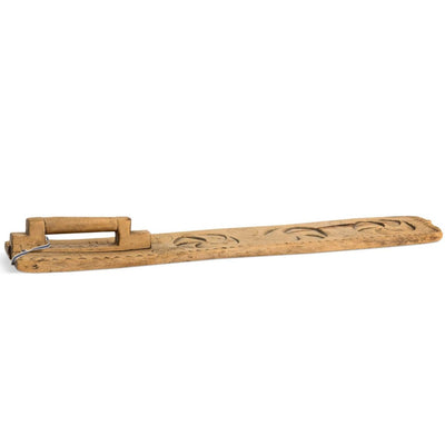 Rare Swedish Carved Mangle Board, 18th c