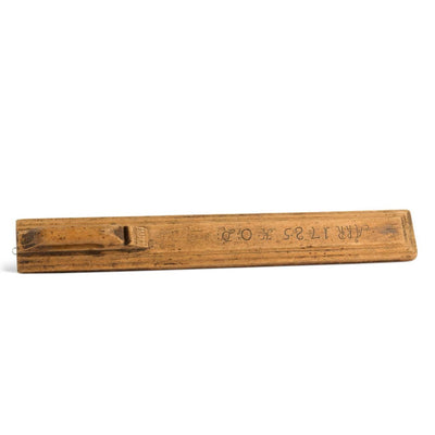 Swedish Carved Oak Mangle Board dated 1785