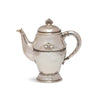 Silver Coffee Pot with Flowers