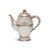 Silver Coffee Pot with Flowers