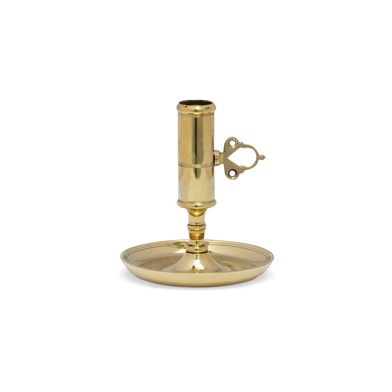 Swedish Brass Candleholder with Adjuster