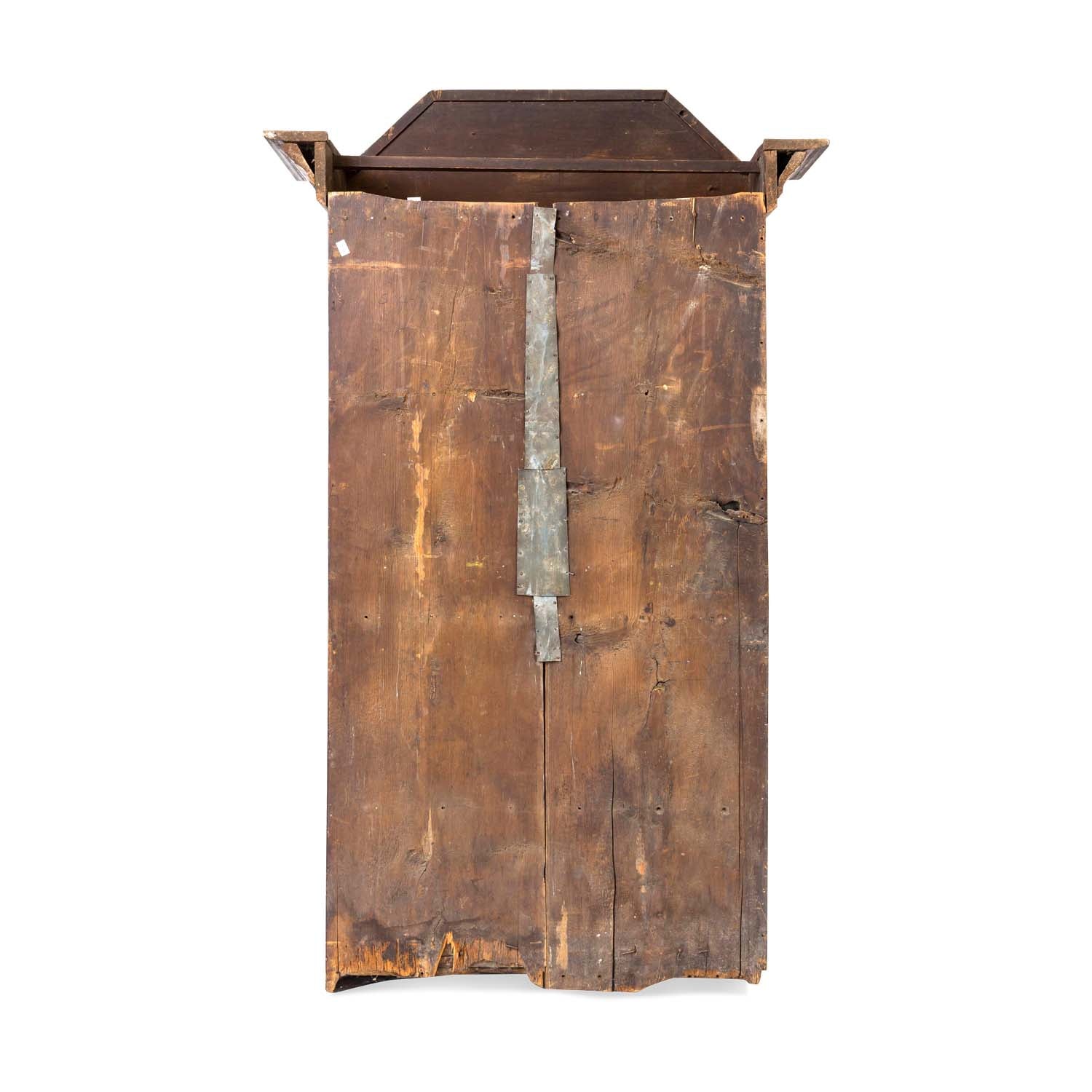 Swedish Dalarna Painted Crown Cupboard, dated 1796 Eleish Van Breems Home