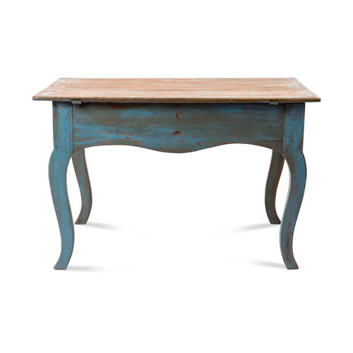 Swedish Rococo Style Blue Table, 19th century