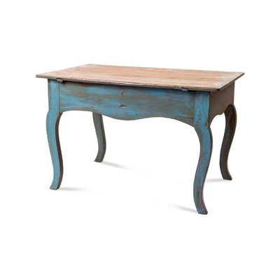 Swedish Rococo Style Blue Table, 19th century