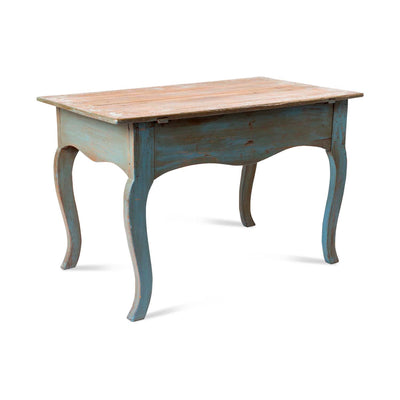 Swedish Rococo Style Blue Table, 19th century