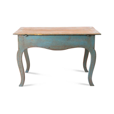 Swedish Rococo Style Blue Table, 19th century