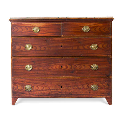 Swedish Painted Pine Chest of Drawers, 19th century