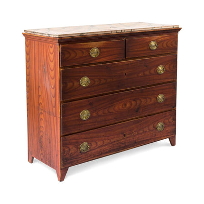 Swedish Painted Pine Chest of Drawers, 19th century