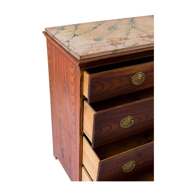 Swedish Painted Pine Chest of Drawers, 19th century