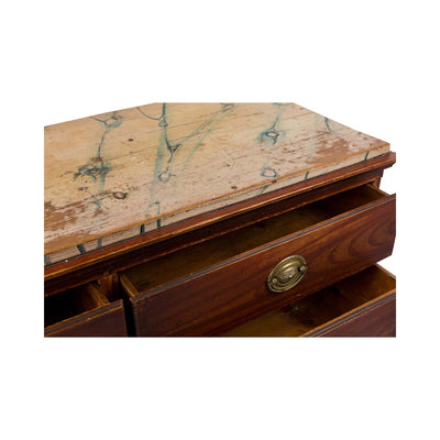 Swedish Painted Pine Chest of Drawers, 19th century