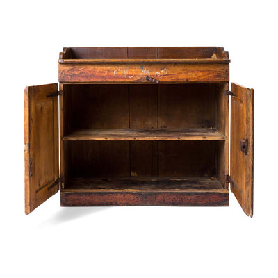 Swedish Painted Pine Buffet Cupboard, 19th century