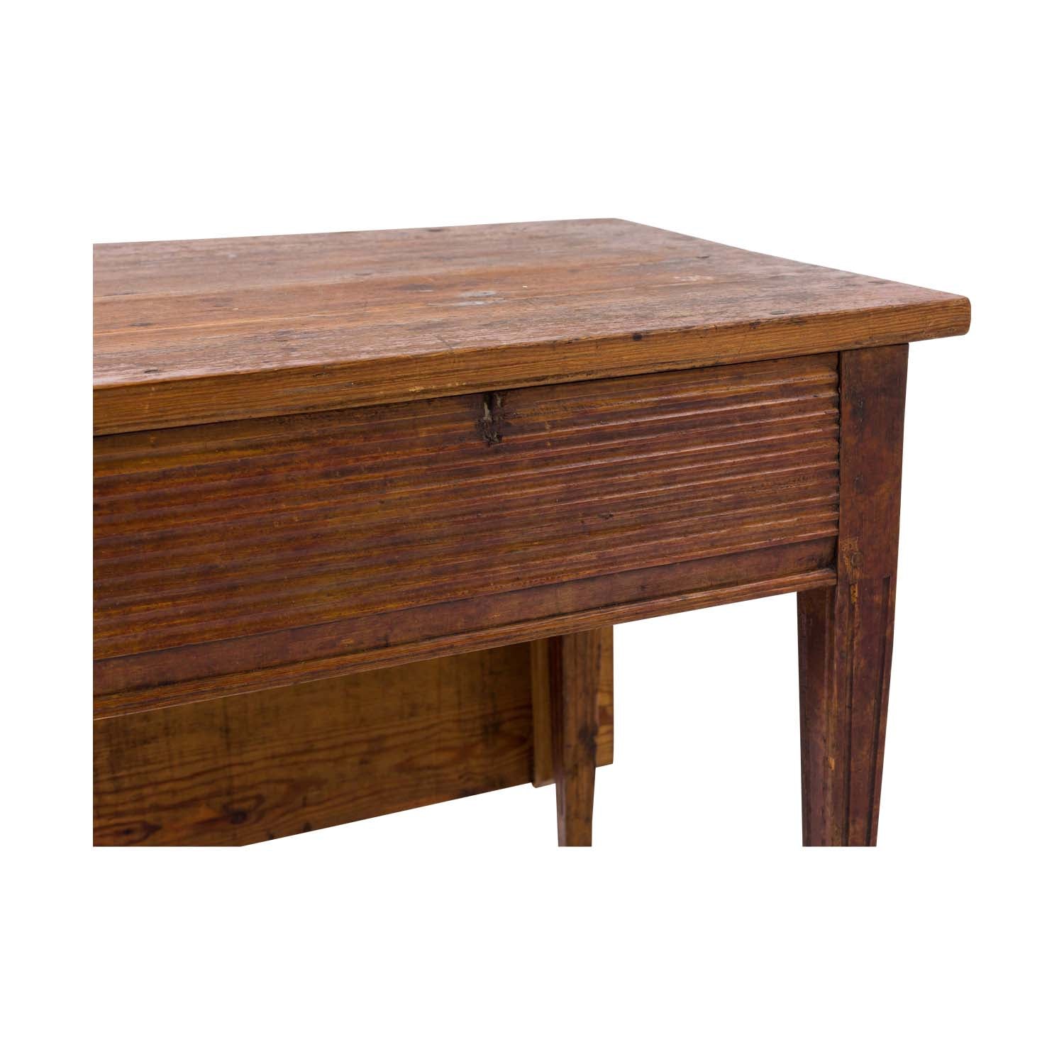 Swedish Gustavian Side Table with Drop-leaf Eleish Van Breems Home