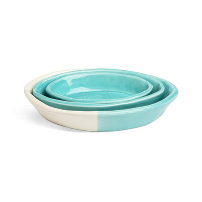 Oval Nesting Bowls, Set of 3