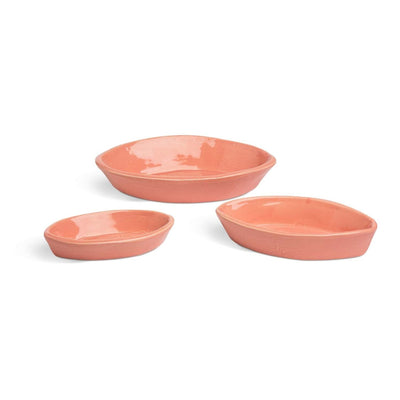 Oval Nesting Bowls, Set of 3