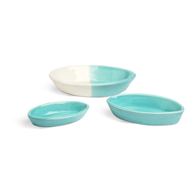 Oval Nesting Bowls, Set of 3