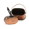 19th c Swedish Military Copper Lunch Pail