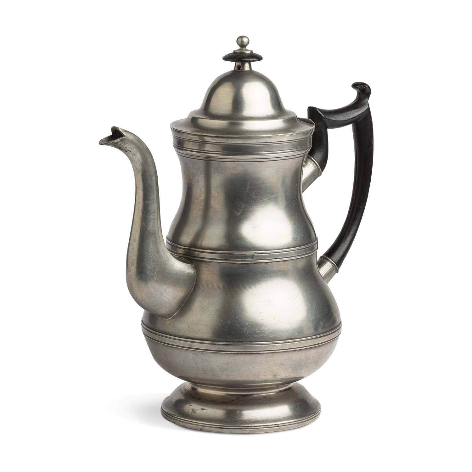 New York Pewter Coffee Pot, ca. 1840 Eleish Van Breems Home