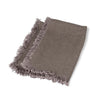 Rustic Fringe 100% Linen Napkins S/4