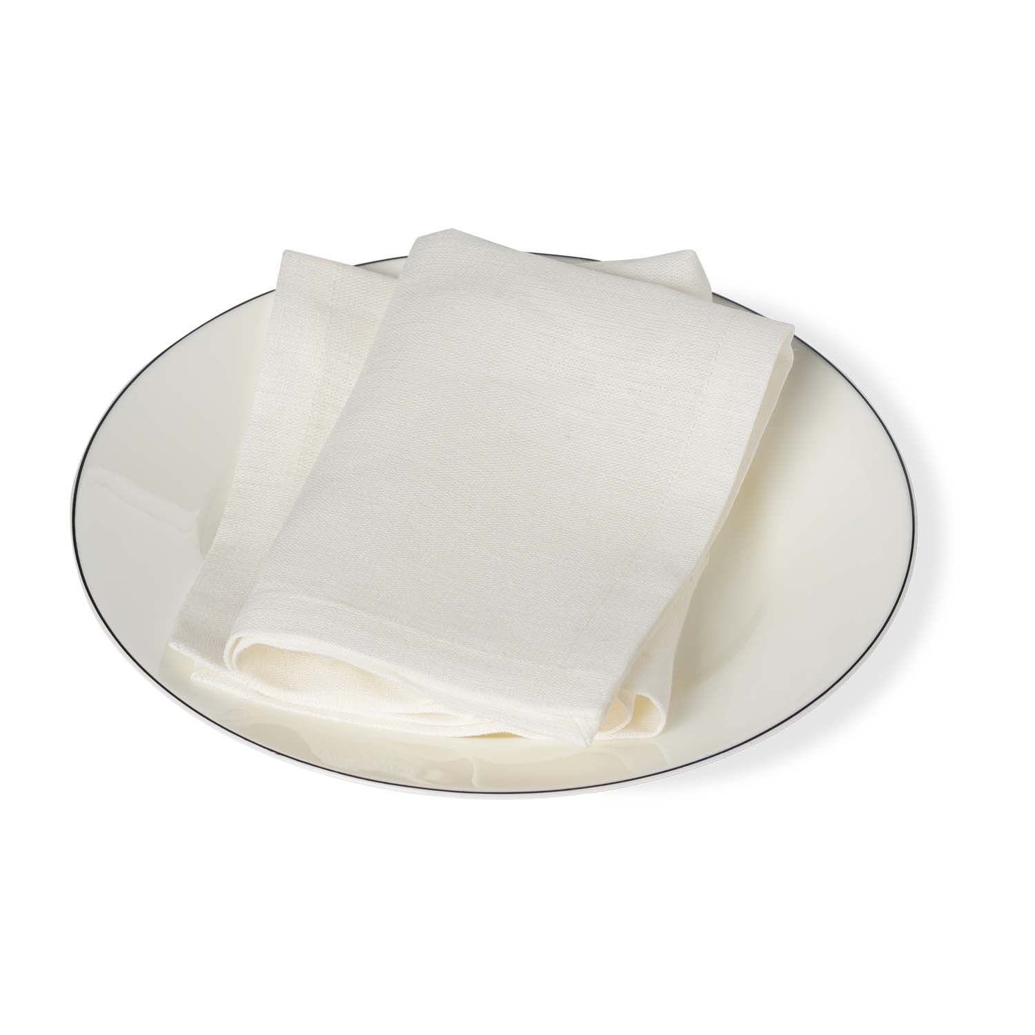 Bolt White Linen Napkin Set of 4 + Reviews