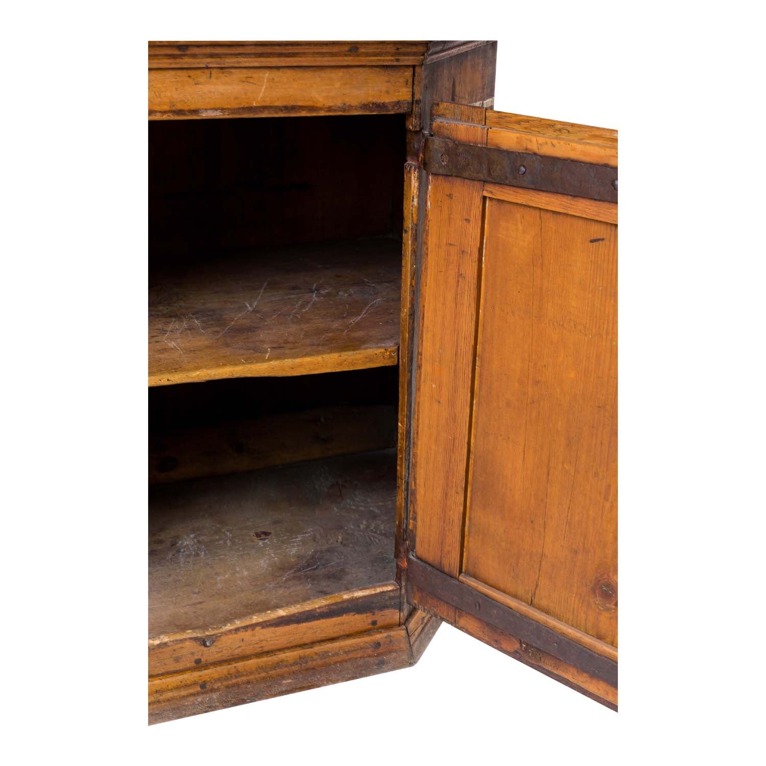 Swedish Dalarna Painted Crown Cupboard, dated 1796 Eleish Van Breems Home
