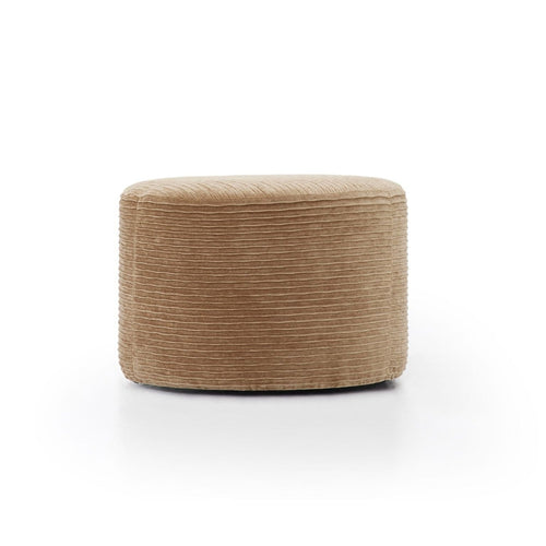 Maxim Swivel Ottoman 24" Diameter in Ada Cream