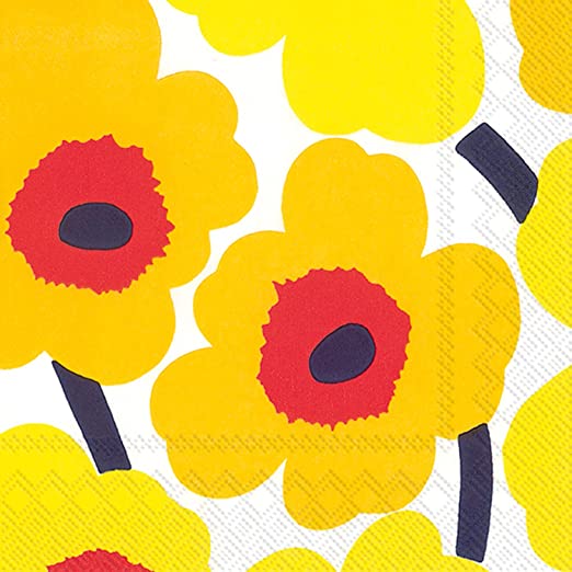 Unikko Cocktail Napkin Eleish Van Breems Home