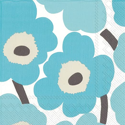 Unikko Cocktail Napkin Eleish Van Breems Home