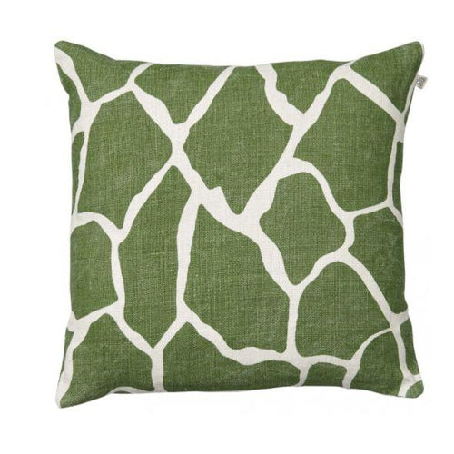 Nadi Cactus Green Base Linen Pillow 20" x 20"
