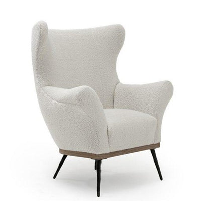 Paola Club Wing Chair Fabric Cafe Noir