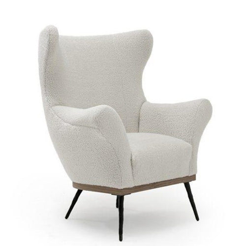 Paola Club Wing Chair Fabric Cafe Noir