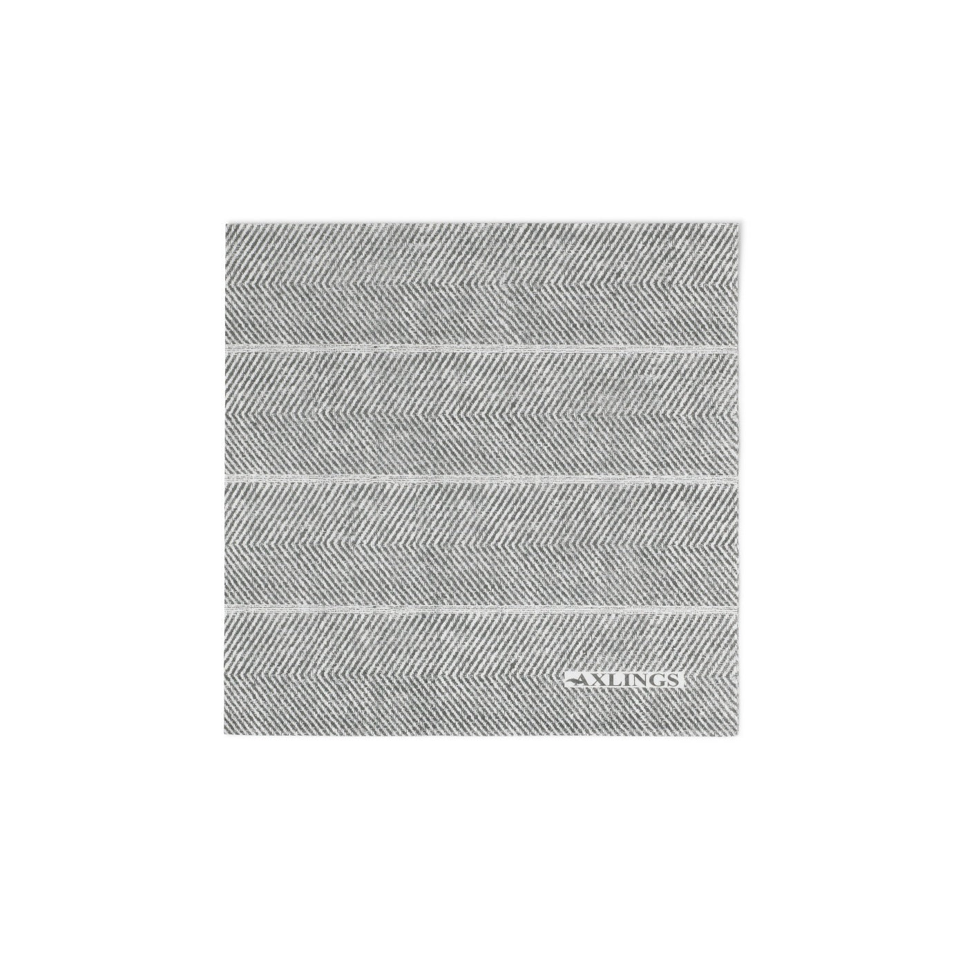 Paper Luncheon Napkin Stripe Herringbone Eleish Van Breems Home