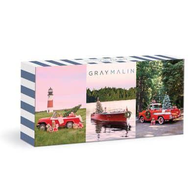 3-In-1 Puzzle Set Gray Malin The Holiday