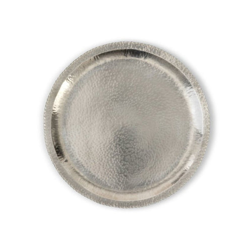 Round Swedish Pewter Tray
