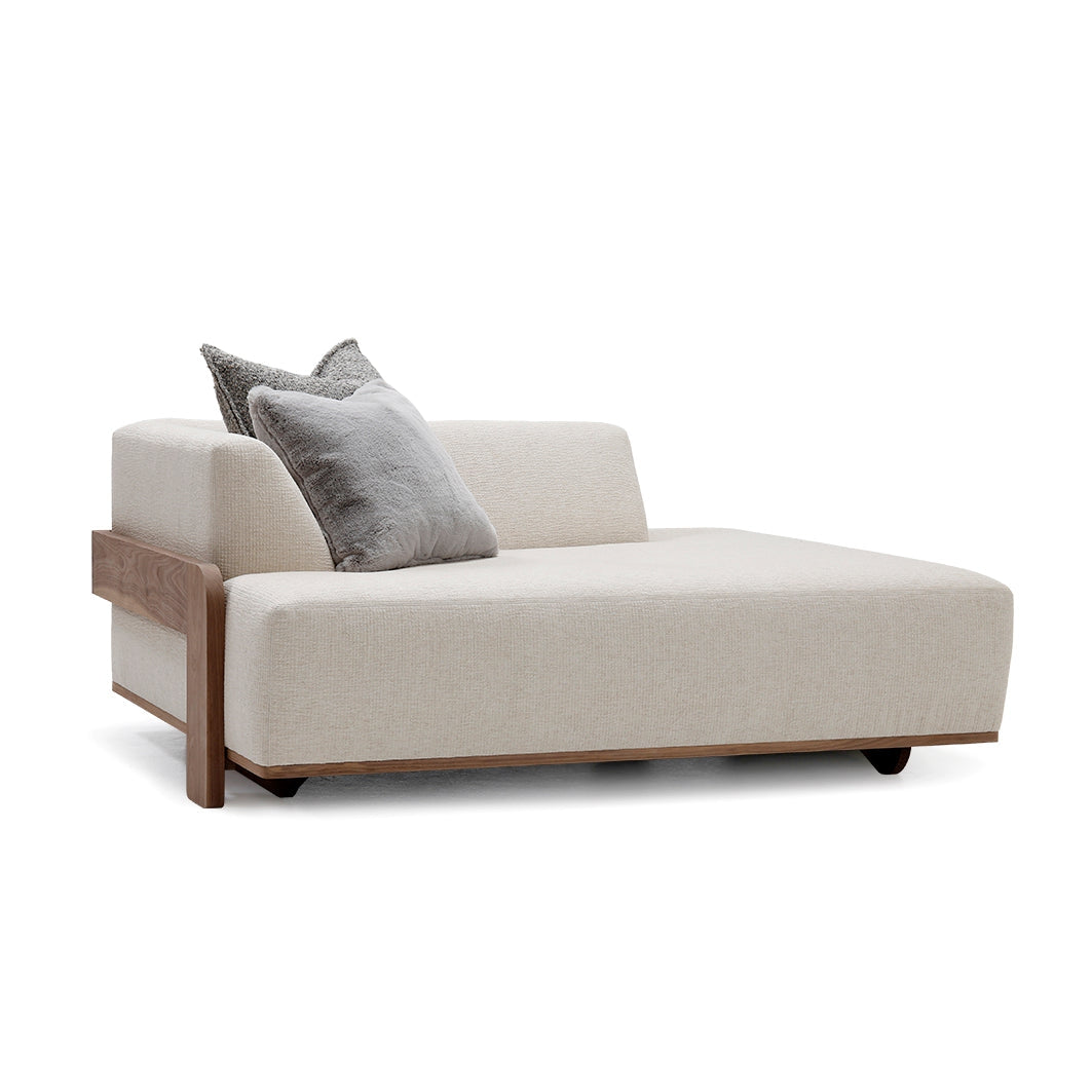Rowan Chaise Fabric Aristermes Sand Eleish Van Breems Home