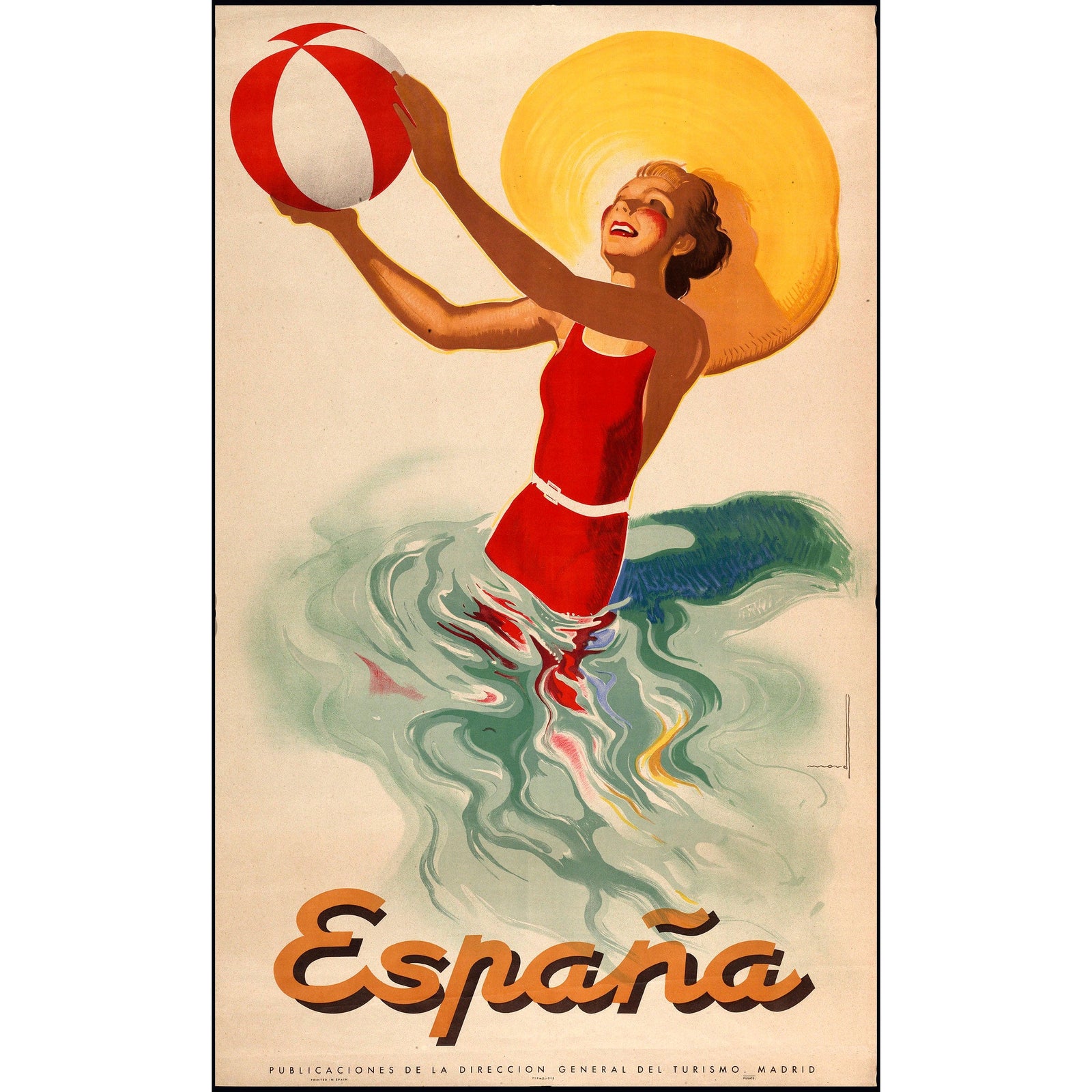 Spain Travel Poster Eleish Van Breems Home