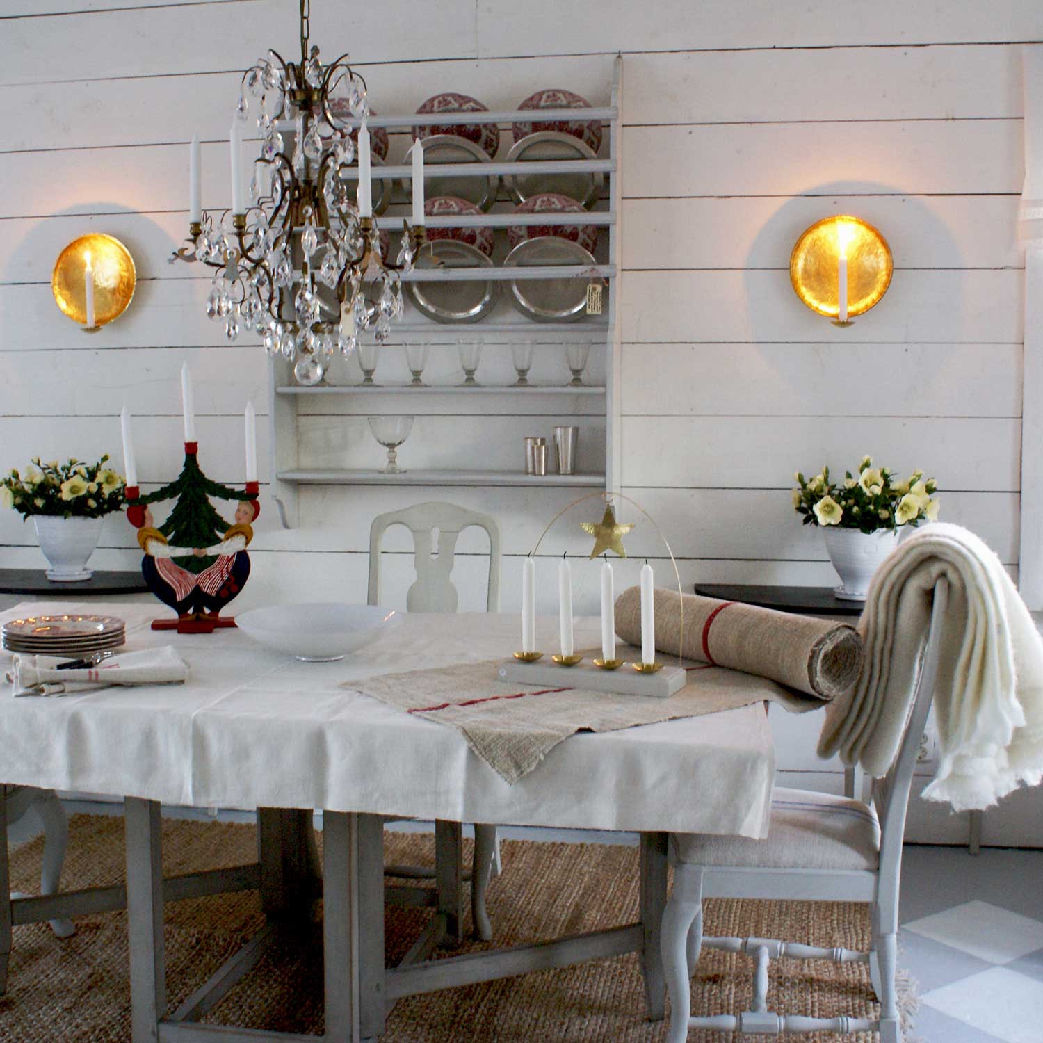 Swedish Royal Brass Wall Sconce 11" Eleish Van Breems Home