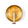 Swedish Royal Brass Wall Sconce 11" Eleish Van Breems Home