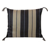 Black Wide Stripe Linen Pillow Eleish Van Breems Home