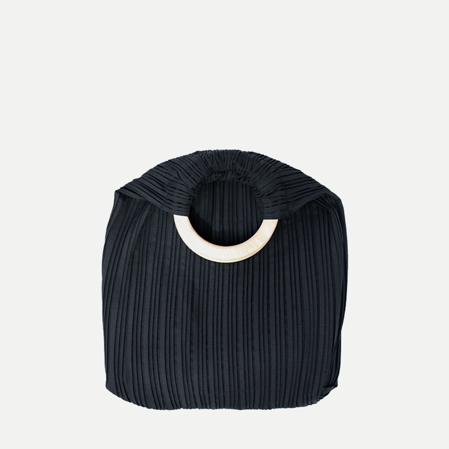 Black Wool Tote Bag Eleish Van Breems Home