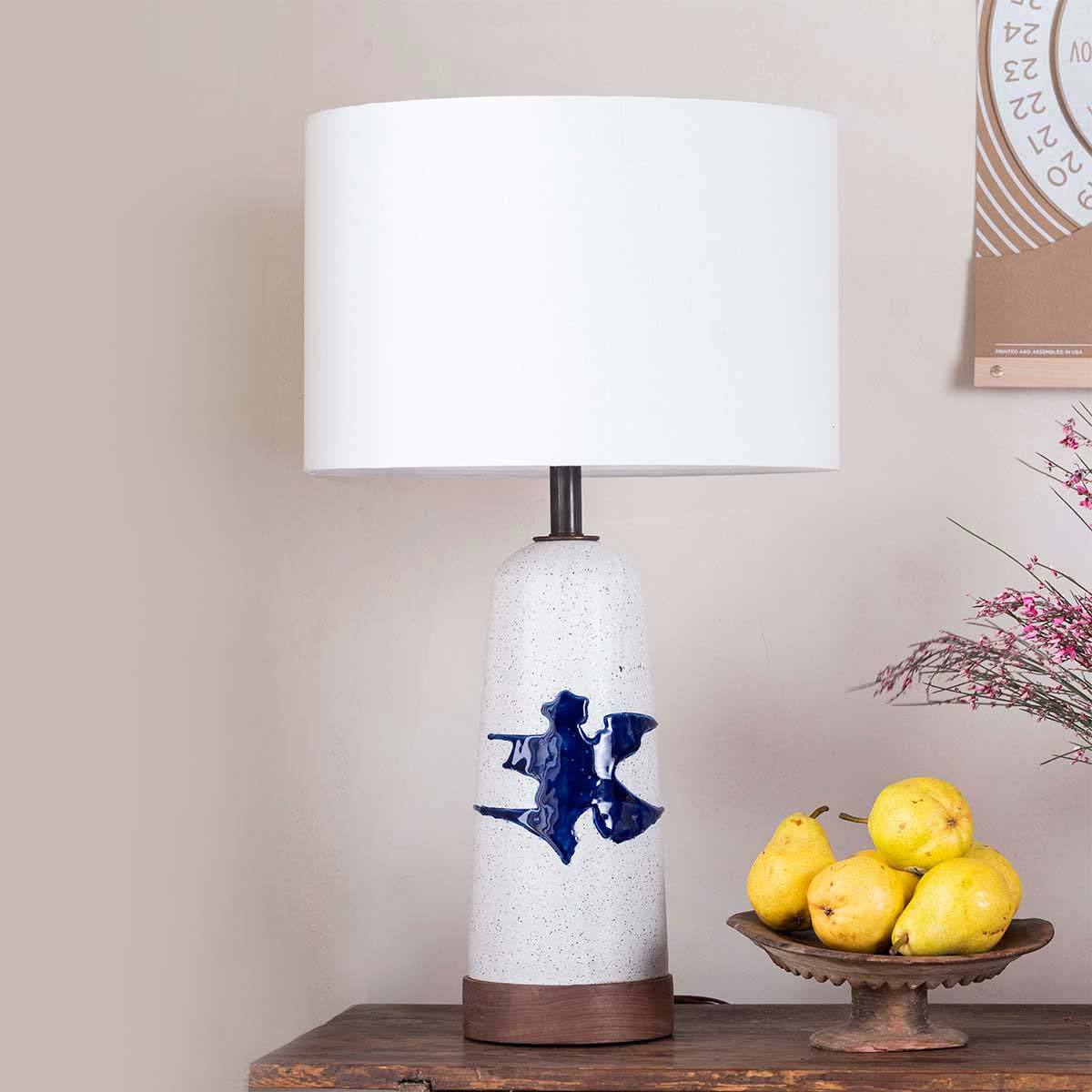 Blue "Splat" Table Lamp Eleish Van Breems Home