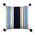 Cabana Stripe Pillow Navy/Cobalt Eleish Van Breems Home