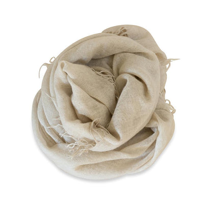 Cashmere Scarf Light Camel Eleish Van Breems Home