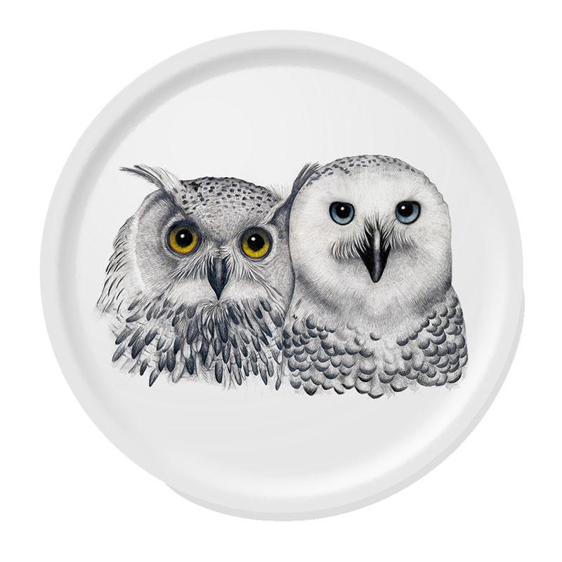 Charlotte Nicolin Round Tray Large Contemplation Eleish Van Breems Home
