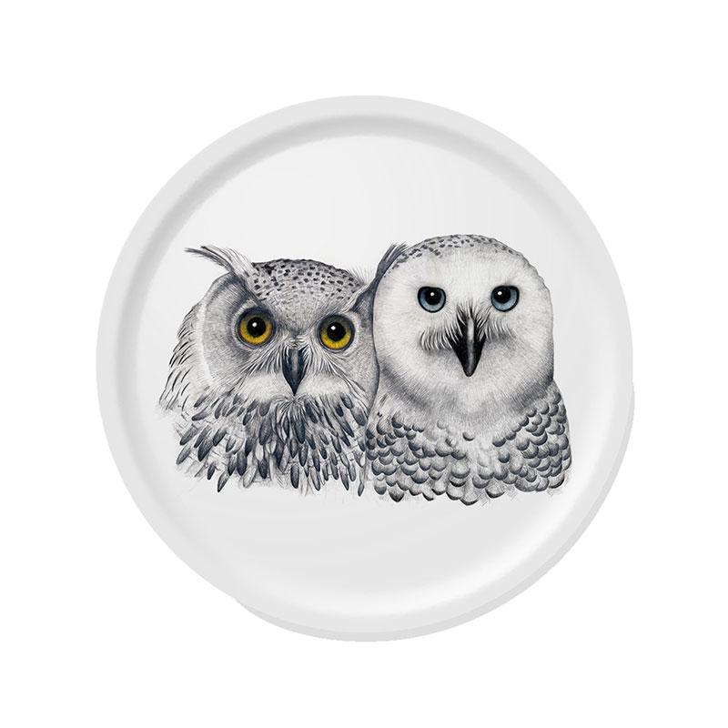 Charlotte Nicolin Round Tray Small Contemplation Eleish Van Breems Home