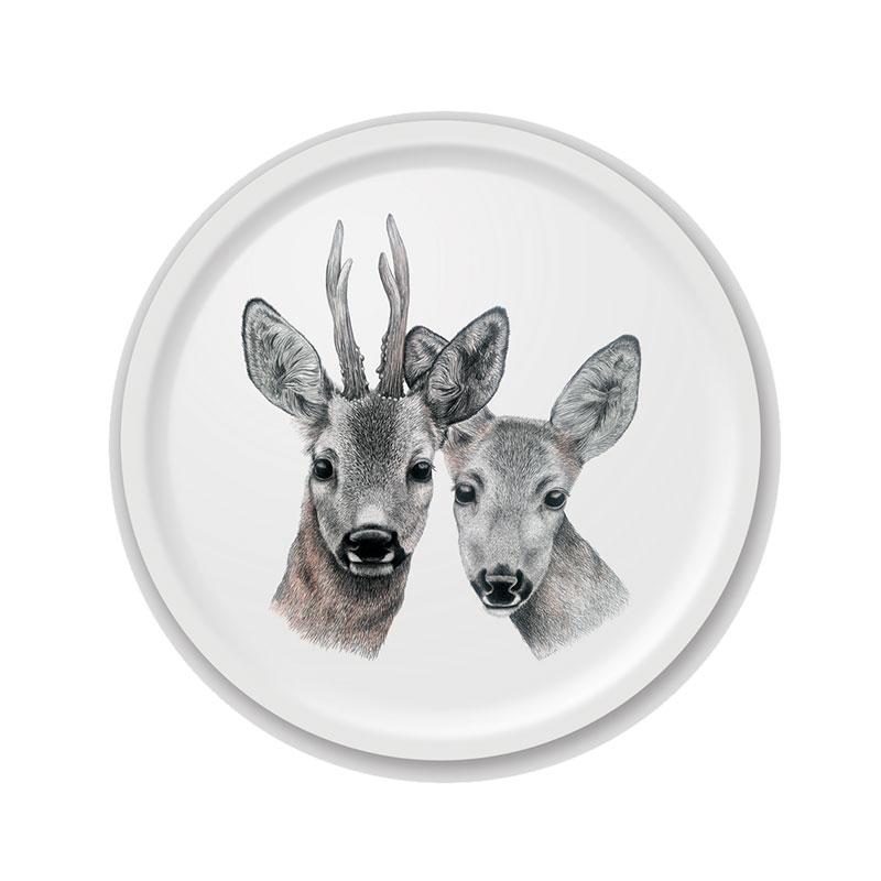 Charlotte Nicolin Round Tray Small Gustav & Veronica Eleish Van Breems Home