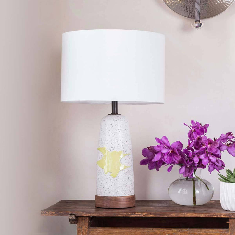 Citrus Green "Splat" Table  Lamp