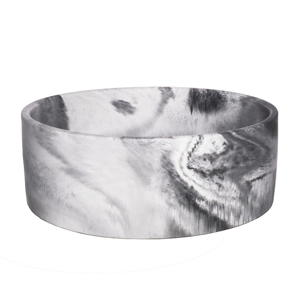 Concrete Large Bowl Light Marbled Eleish Van Breems Home