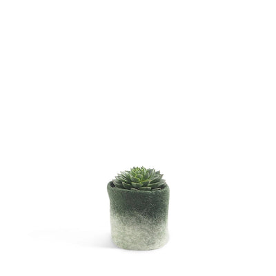Wool Cylinder Flower Pot Small
