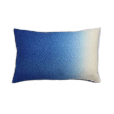 Dip-Dyed Alpaca Rectangular Pillow Cobalt Eleish Van Breems Home
